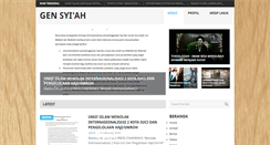 Desktop Screenshot of gensyiah.com