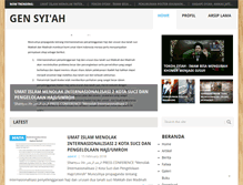 Tablet Screenshot of gensyiah.com